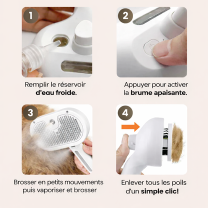 BROSSE POILS VAPEUR | SORO PRO™