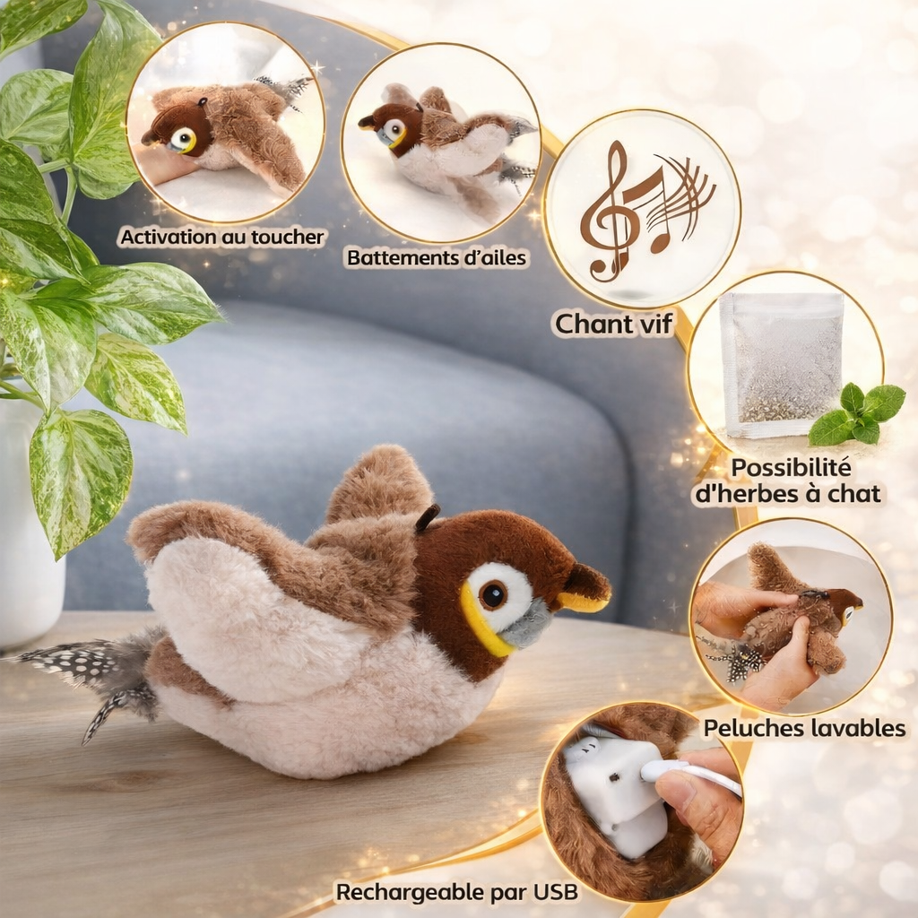 Flipper™ L’oiseau câlin