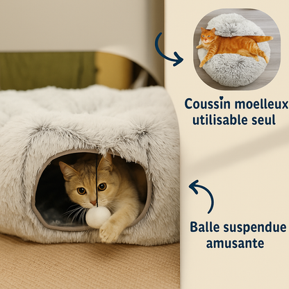 Tunnelo™ | Cocon Félin 3-en-1